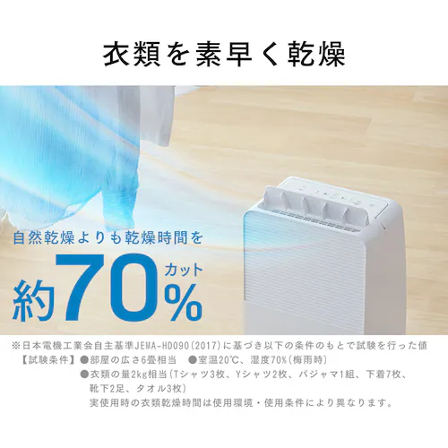 コンプレッサー式除湿機 6.5L IJC-R65 ホワイト_3