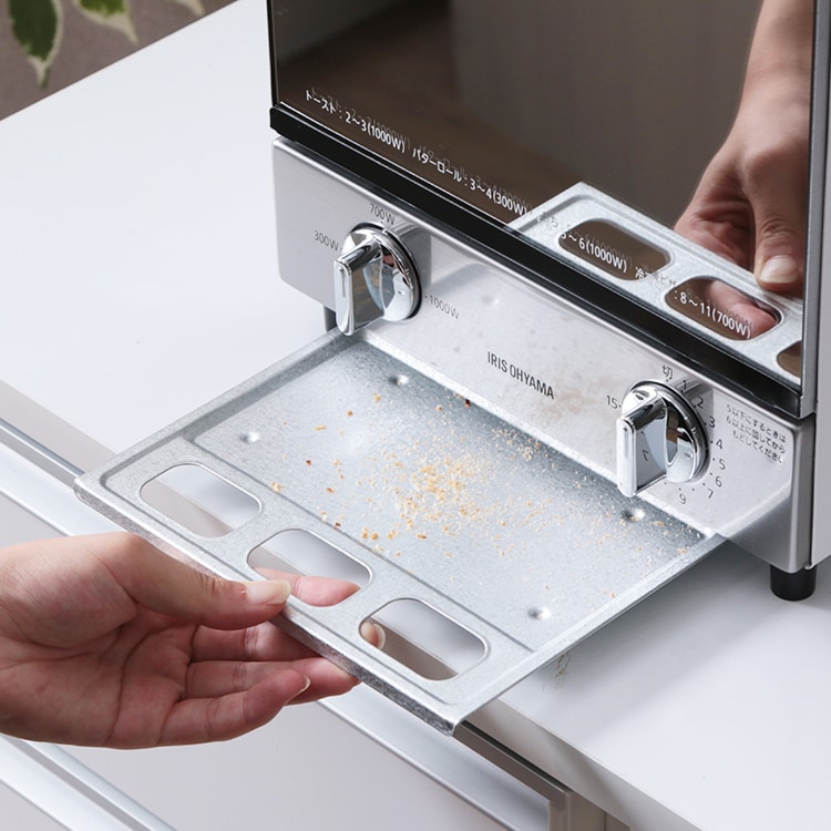 トースター オーブントースター 2枚焼き 縦型 ミラー MOT-012 H561971