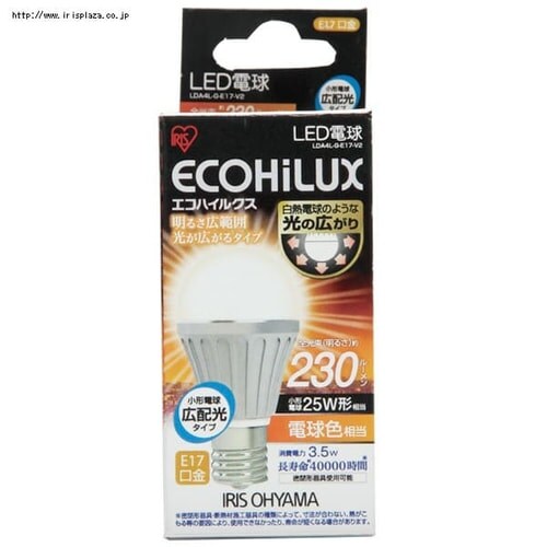�y�P�i�zECOHiLUX�@LED�d���@���`�@�L�z���@�����F�@230���� LDA4N-G-E17-V2_4
