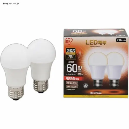 【10個セット】LED電球 E26口金 広配光タイプ 60W形相当 電球色 密閉形器具対応 LDA8L-G-6T52P_11