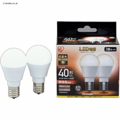 �y10�Z�b�g�zLED�d�� E17���� �L�z���^�C�v 40W�`���� �d���F ���`���Ή� LDA4L-G-E17-4T52P_11