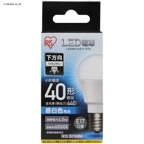 �y10�Z�b�g�zLED�d�� E17 �������^�C�v 40W�`���� LDA4L-H-E17-4T52P �d���F_5