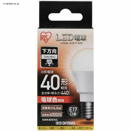 �y10�Z�b�g�zLED�d�� E17 �������^�C�v 40W�`���� LDA4L-H-E17-4T52P �d���F_9