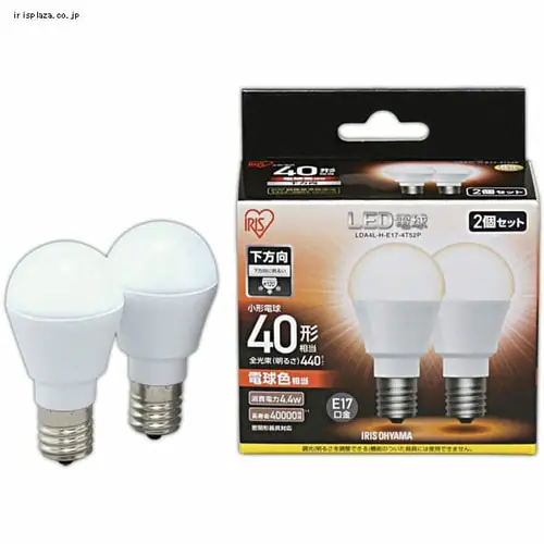 �y10�Z�b�g�zLED�d�� E17 �������^�C�v 40W�`���� LDA4L-H-E17-4T52P �d���F_13