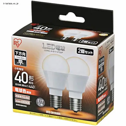�y10�Z�b�g�zLED�d�� E17 �������^�C�v 40W�`���� LDA4L-H-E17-4T52P �d���F_14