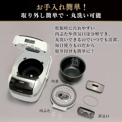 ���ъ� ����IH 3�������i�����Ȃ��j�ĉ��̎|�� �����ʂ萆�� RC-PC30-W �z���C�g_24