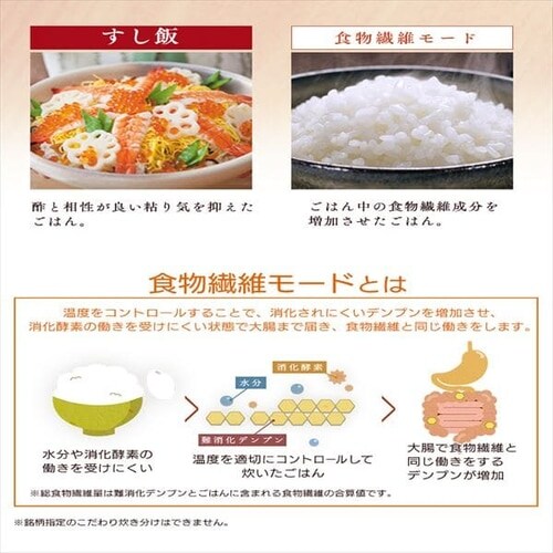 【訳あり】米屋の旨み 銘柄炊き 圧力IHジャー炊飯器 10合 RC-PA10-B_5