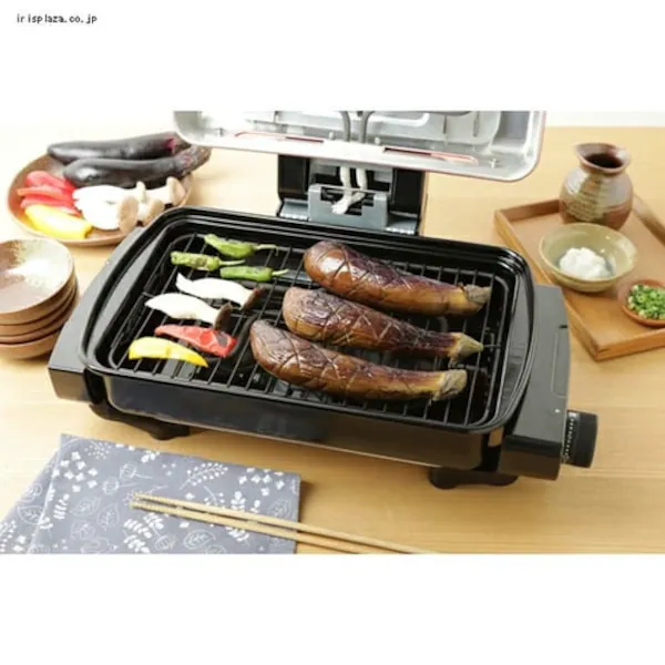 マルチロースター 両面焼き EMT-1101-R レッド H568672 │アイリス 