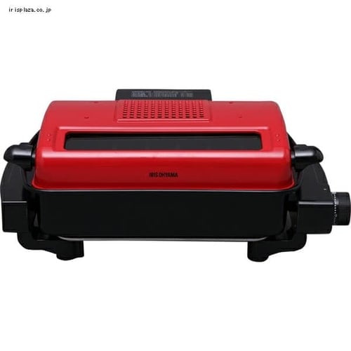 マルチロースター 両面焼き EMT-1101-R レッド H568672 │アイリス