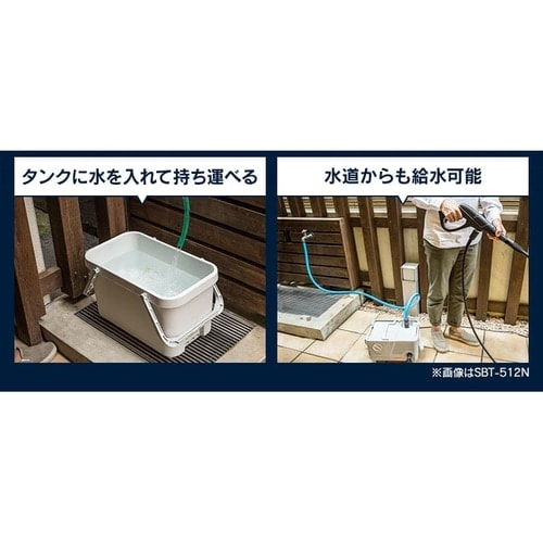高圧洗浄機 タンク式 4.5MPa コードレス 温水洗浄可能 ホワイト SDT