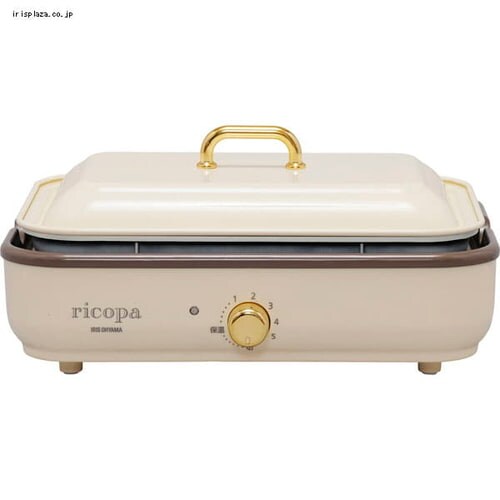 【訳あり】ricopa ミニホットプレート MHP-R102-AA アッシュブルー _12