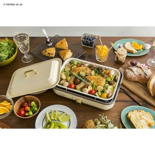 【訳あり】ricopa ミニホットプレート MHP-R102-AA アッシュブルー _16