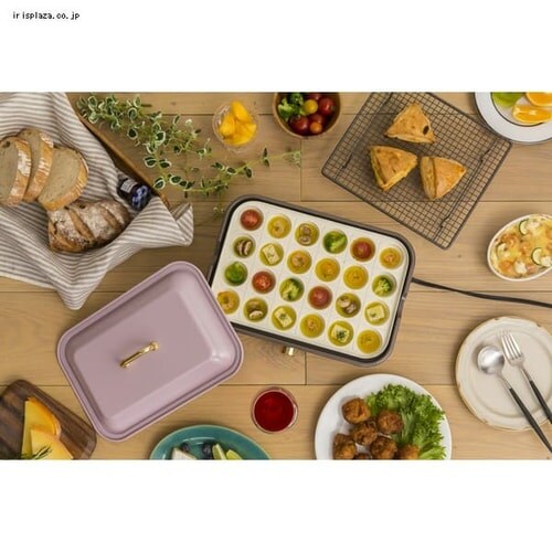 【訳あり】ricopa ミニホットプレート MHP-R102-AA アッシュブルー _22