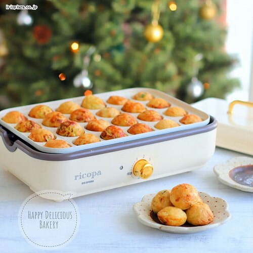 【訳あり】ricopa ミニホットプレート MHP-R102-AA アッシュブルー _41