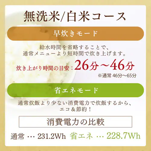 【訳あり】米屋の旨み 銘柄炊き ジャー炊飯器 10合 RC-MC10-B_8