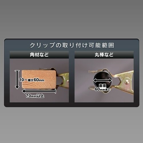 ���[�N���C�g LED �N���b�v���C�g �h�H�^ 60�`���� ��Ɠ� ILW-85GBC3_13