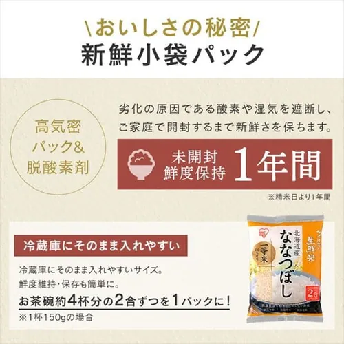 令和7年産 米 北海道産 ななつぼし 1.5kg_2