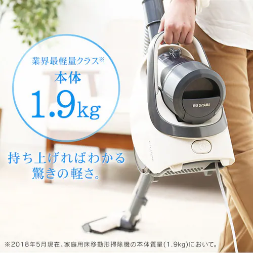 【訳あり】軽量サイクロンクリーナー パワーヘッド IC-CTP2-C アイボリー_13