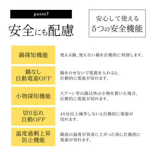 【訳あり】IHコンロ 2口 1400W 脚付 IHK-W12S-W ホワイト_13