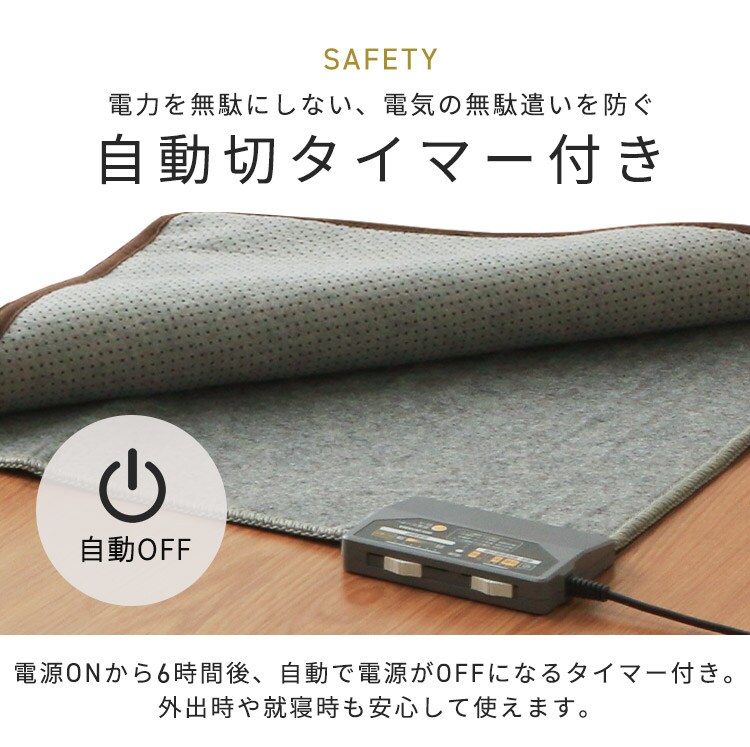 ホットカーペット 3畳 195×235 温度調節無段階 HCM－T2420 省エネ室温