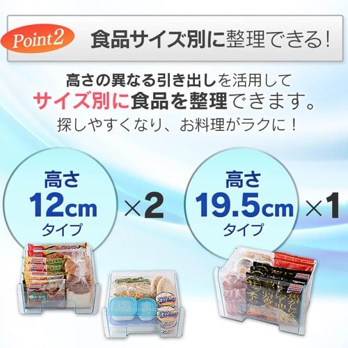 �y�����i�z�①�� 162L ��l��炵 �ƒ�p 2�h�A ��47.4cm AF162-W �z���C�g_9