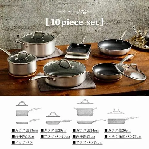 �t���C�p�� 10�_�Z�b�g IH/�K�X�ΑΉ� �_�C�������h�O���C�X DG-SE10 �V���o�[�yB�z_15