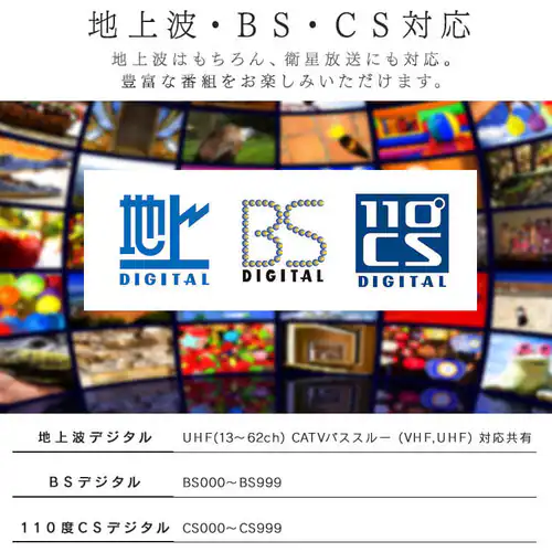 【訳あり】LUCA フルハイビジョンテレビ 43インチ LT-43A420 ブラック_8