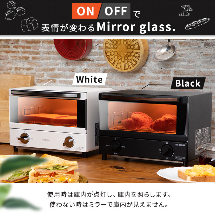 トースター オーブントースター スチーム 2枚焼き BLSOT-011-B