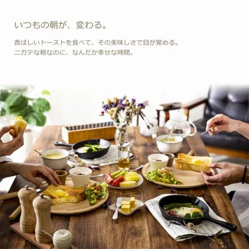 トースター オーブントースター スチーム 4枚焼き ミラー KSOT-012-B ブラック_4