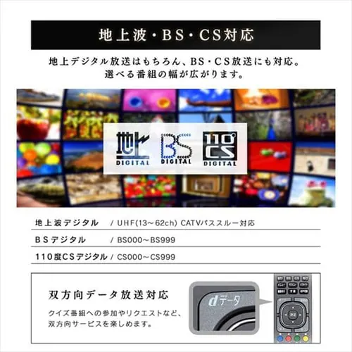 LUCA 4K対応液晶テレビ 43インチ LT-43B620_19