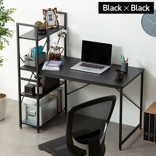 【訳あり】ラック付きデスク1200×620 RDK1262 ライトナチュラル/ブラック_18