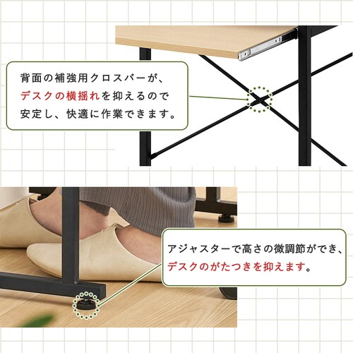 �f�X�N �p�\�R���f�X�N ��60 ��I�t �^���[�^ TDK-6042R �i�`������/�u���b�N_9