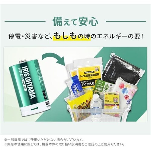 2本パック】 アルカリ乾電池 単1形 BIGCAPA basic＋ LR20Bbp/2S