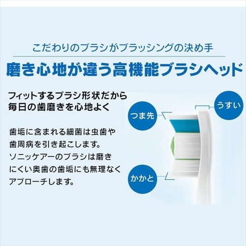 フィリップス ソニッケアー ブラシヘッド 3個セット 全3種類_5