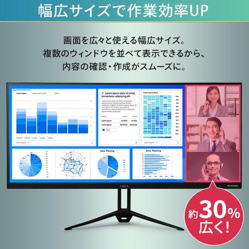 �E���g�����C�h���j�^�[ 29�C���` LUCA ILD-AW29FHD-B_3