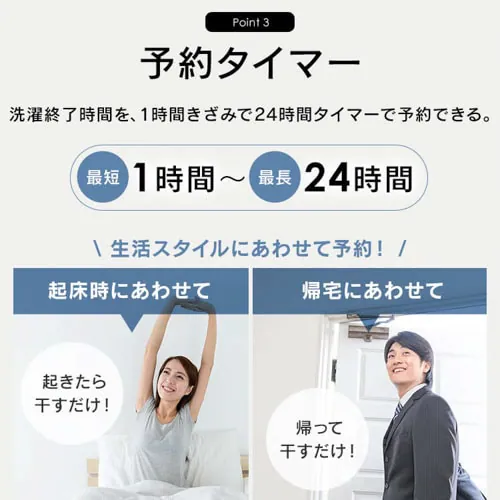 ����@ 5kg �R���p�N�g �����������ԒZ�k���[�h ��l��炵 IAW-T504-W �z���C�g�y������s�z_11