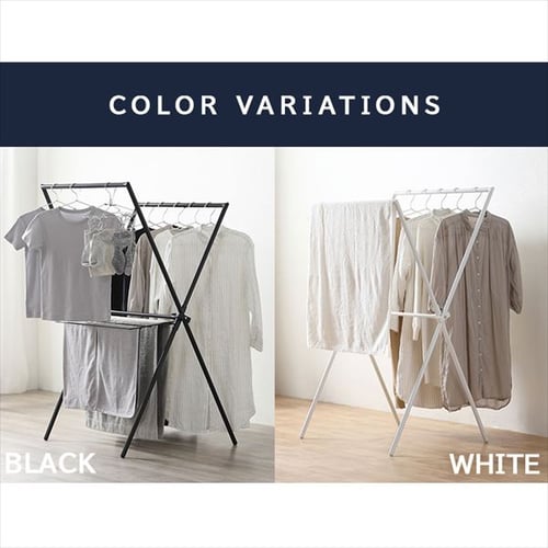 物干し 室内用 折りたたみ式 STMX-770 ホワイト H574725 │アイリス
