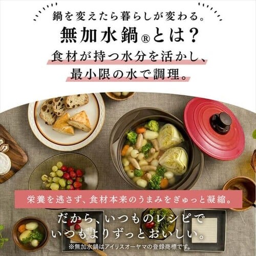 【訳あり】無加水鍋24cm深型 MKSS-P24D グレー_6