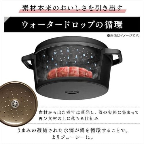 【訳あり】無加水鍋24cm深型 MKSS-P24D グレー_11