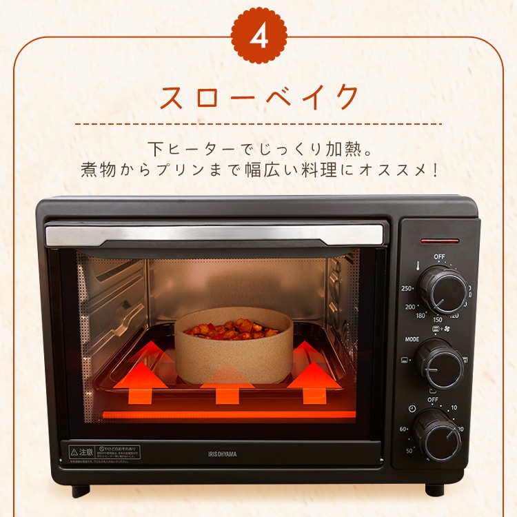 コンベクションオーブン 4枚焼き 15L FVC-D15C-H ダークグレー H576762