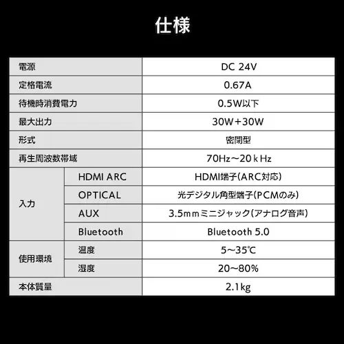 �T�E���h�X�s�[�J�[ IHT-S101 �u���b�N_17