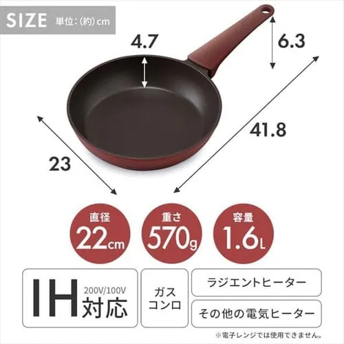 �t���C�p�� 26cm IH/�K�X�ΑΉ� ������̌^ �_�C�������h�R�[�g�p�� DCF-I26 ���r�[���b�h_15