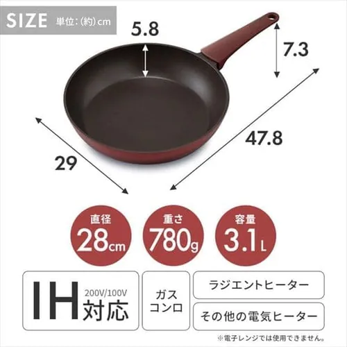 �t���C�p�� 26cm IH/�K�X�ΑΉ� ������̌^ �_�C�������h�R�[�g�p�� DCF-I26 ���r�[���b�h_17