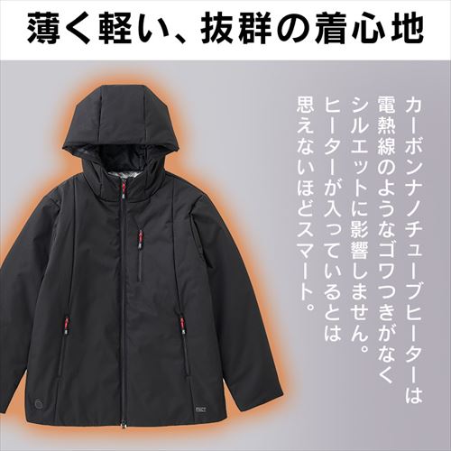 裏アルミヒート中綿ジャケット FC21617-BKS ブラック Sサイズ H577934