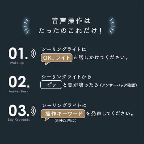 LED シーリングライト 8畳 調光 調色 音声操作 工具・工事不要