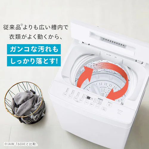 ����@ 6kg �K�`�����吅����� �ߐ� LOW�݌v ��l��炵 ITW-60A01-B �u���b�N_6