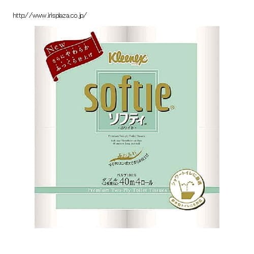 クリネックス ソフティ 4ロール ホワイト・ブルー・ピンク・ 優美で上品なカラー_2