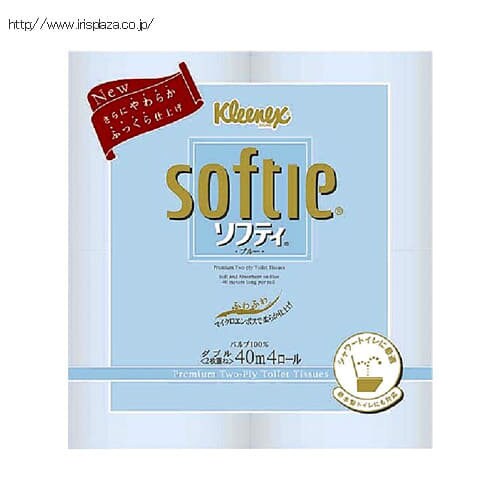 クリネックス ソフティ 4ロール ホワイト・ブルー・ピンク・ 優美で上品なカラー_4