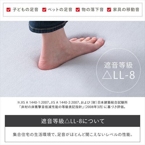 ���O ���E�N�b�V�������O ���o�[�V�u���^�C�v �t�ďH�~�g���郉�O 185cm�~185cm 2�� ����3cm �O���[ ACRR-CM1818_10