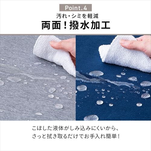 ���O ���E�N�b�V�������O ���o�[�V�u���^�C�v �t�ďH�~�g���郉�O 185cm�~185cm 2�� ����3cm �O���[ ACRR-CM1818_11